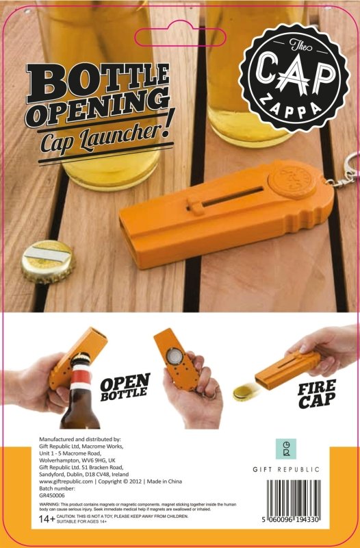 Cap Zappa - Kronkorken Öffner und Schleuder
