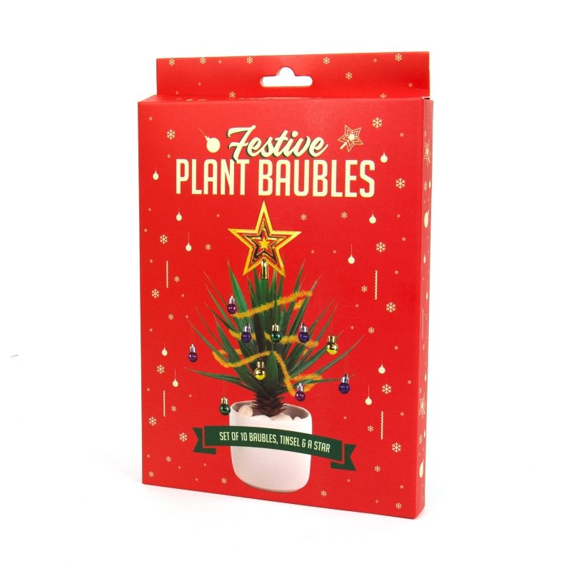 Christbaumschmuck für Zimmerpflanzen | Festive Plant Baubles