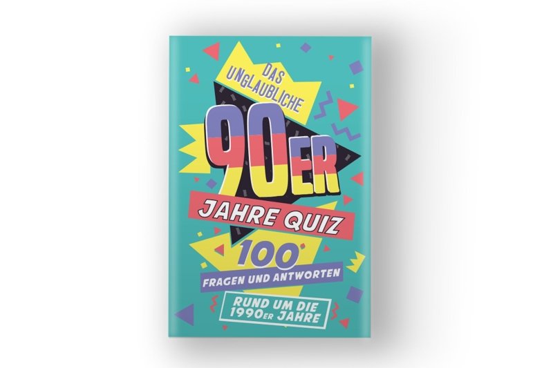 Die unglaublichen 80er und 90er Jahre Quiz | 100 Quizkarten 90er