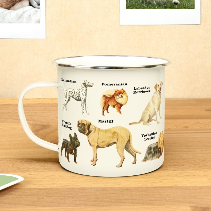 Emaille Becher Katzen