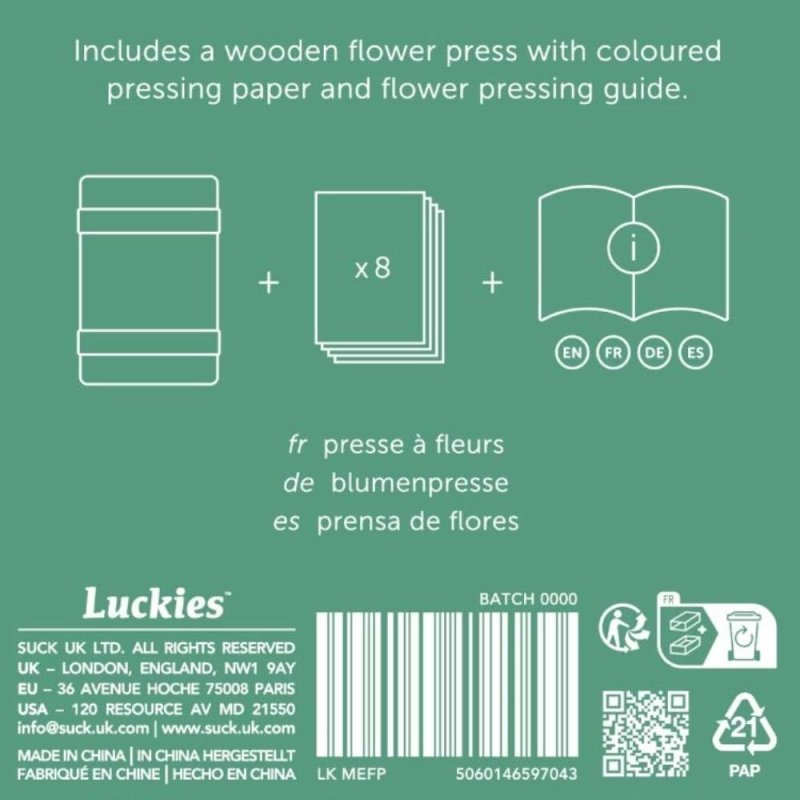 Flower Power Blumenpresse