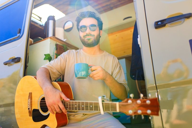 Winkee - Tea Hero Gitarren Teeei | Silikon Teesieb in Gitarrenform