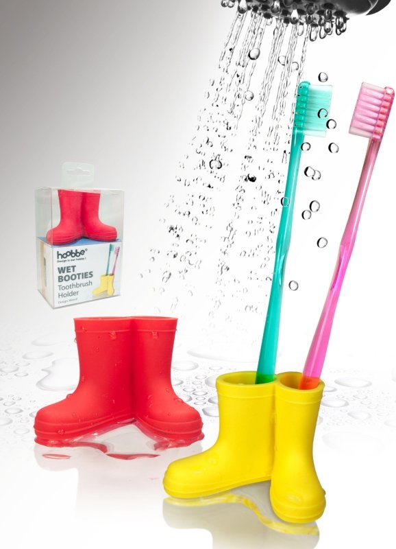 Gummistiefel Zahnbürsten Halter | Wet Booties tootbrush holder