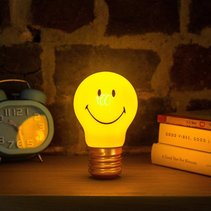Kabellose LED Glühbirne Smiley
