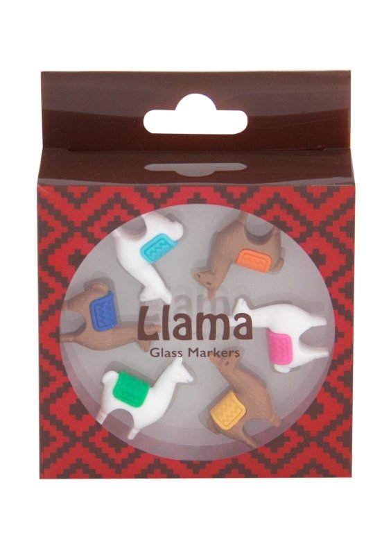 Lama Glasmarker | 6-er Set🦙