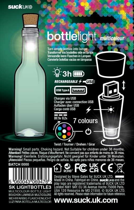 LED Flaschenlichter mit Akku und USB Anschluss | Bottle Light 🍾