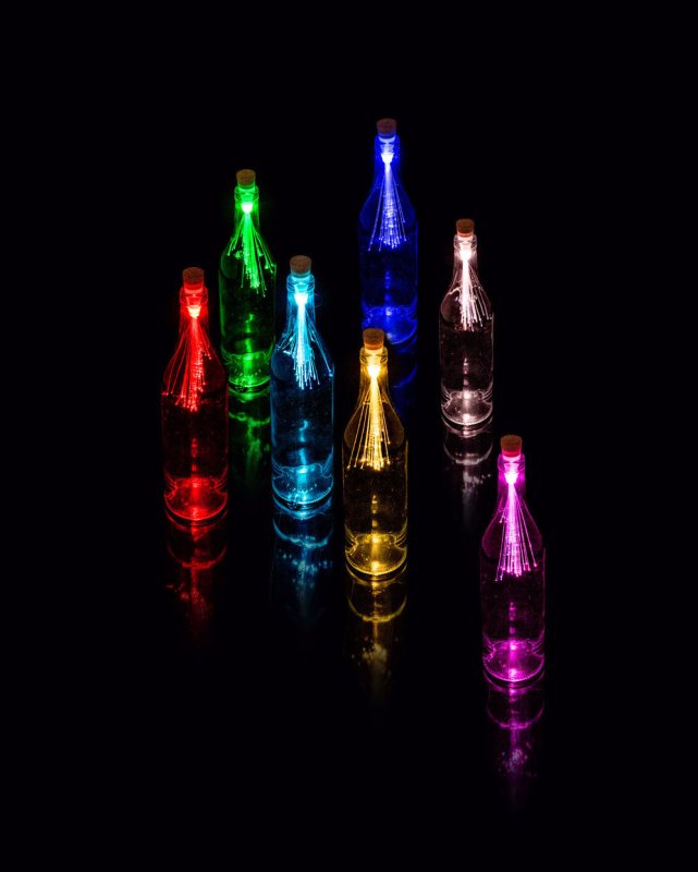 LED Flaschenlichter mit Akku und USB Anschluss | Bottle Light 🍾