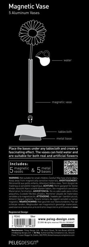 Magnetische Vasen | 5 Stück