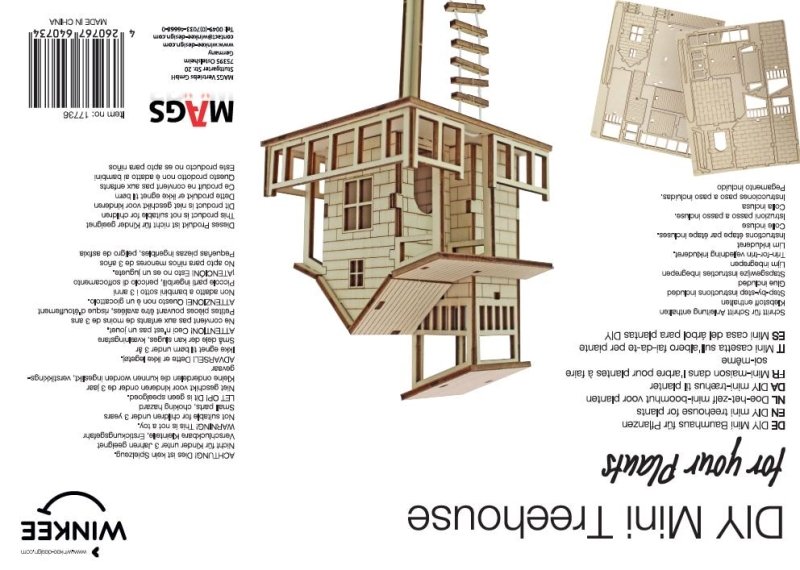 Mini Baumhaus DIY Set | Tiny Tree House DIY Set 🪴