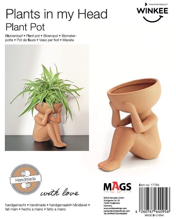 Nur Pflanzen im Kopf | Plants in my head Plant Pot 🪴