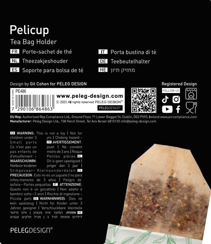 Pelicup Teebeutelhalter | Der süße Teefilterhalter