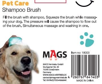 Pet Care Shamponier- und Massagebürste
