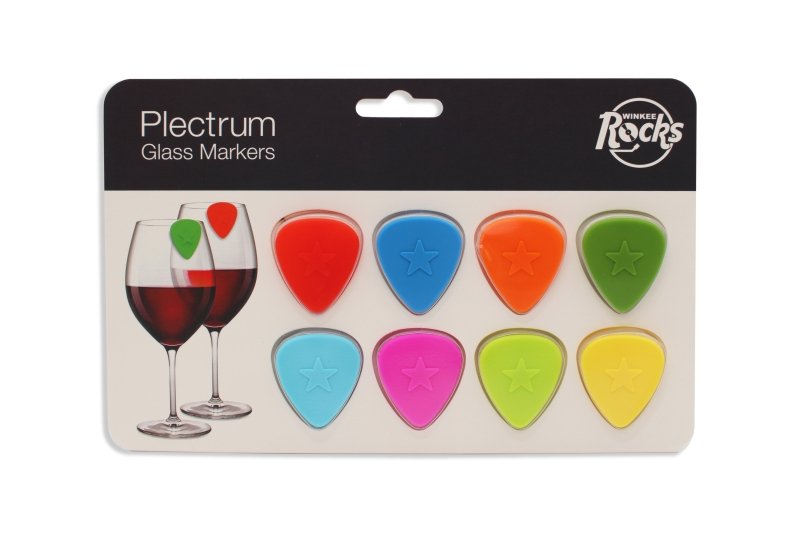 Plektrum Glasmarker 8er Set