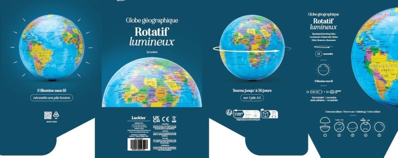 Rotierender Globus