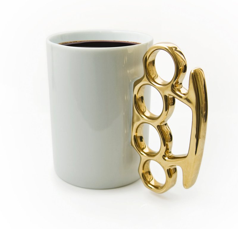 Schlagring Kaffeebecher | Knuckleduster Mug