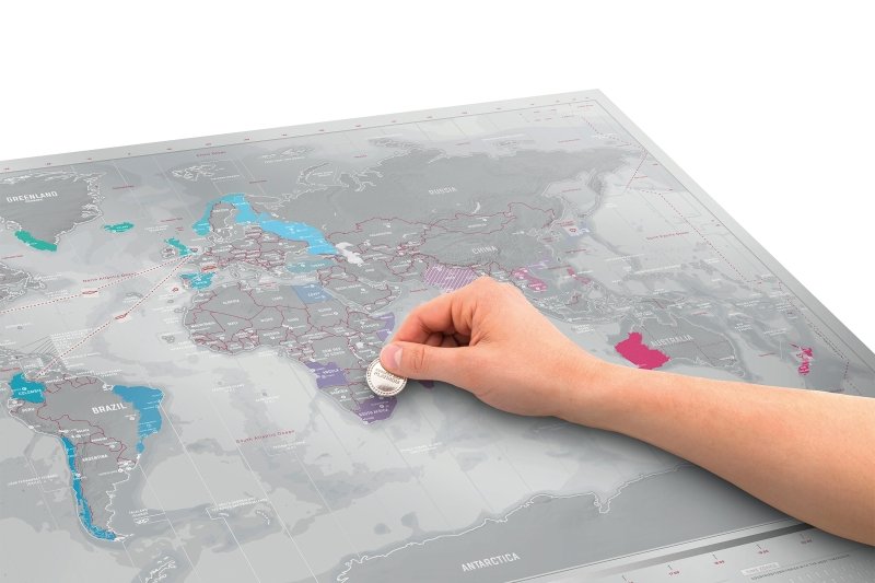 Scratch Map Rubbelkarte Classic