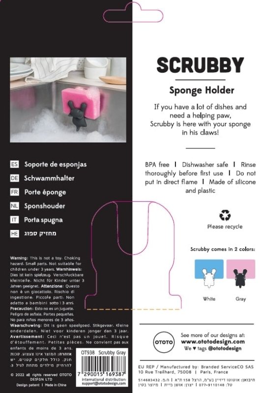 Scrubby Schwammhalter Katze