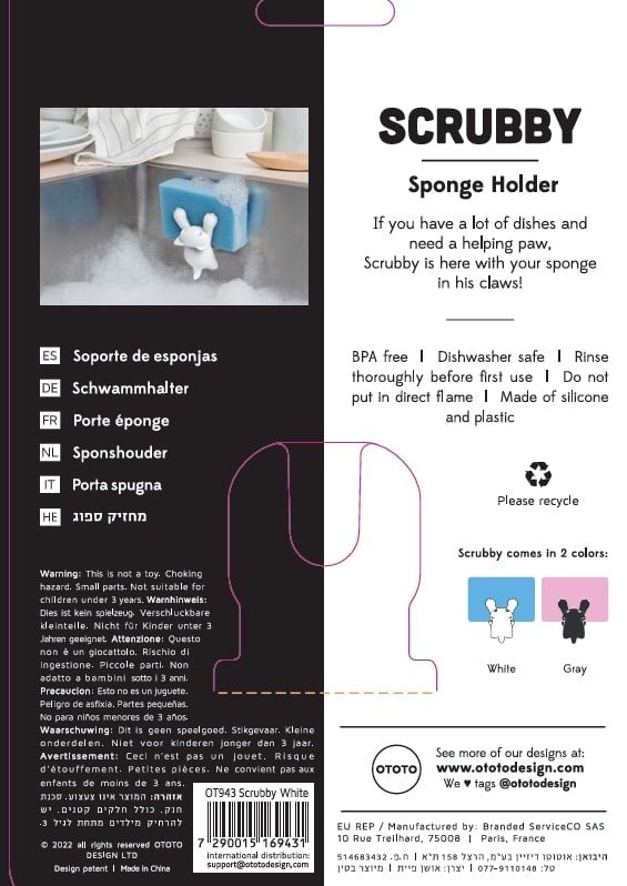 Scrubby Schwammhalter Katze
