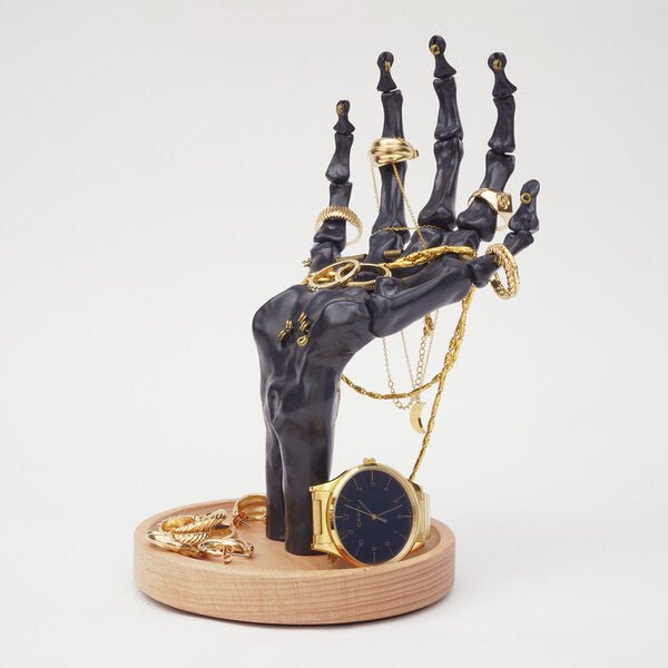 Skeletthand Schmuckständer | Skeleton Hand Jewellery Tidy 🦴 Schwarz