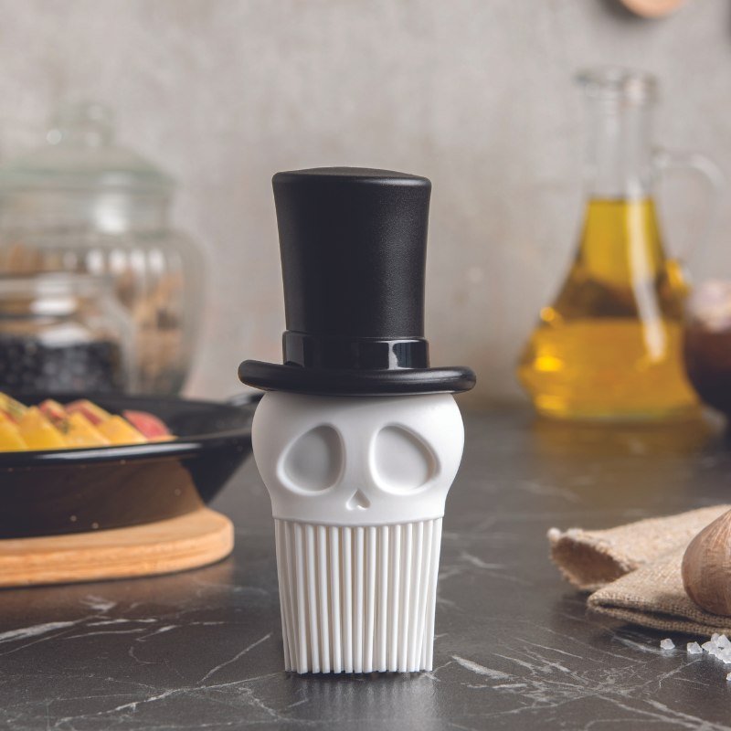 Skully Küchenpinsel - Silikon-Backpinsel - Küchenbürste