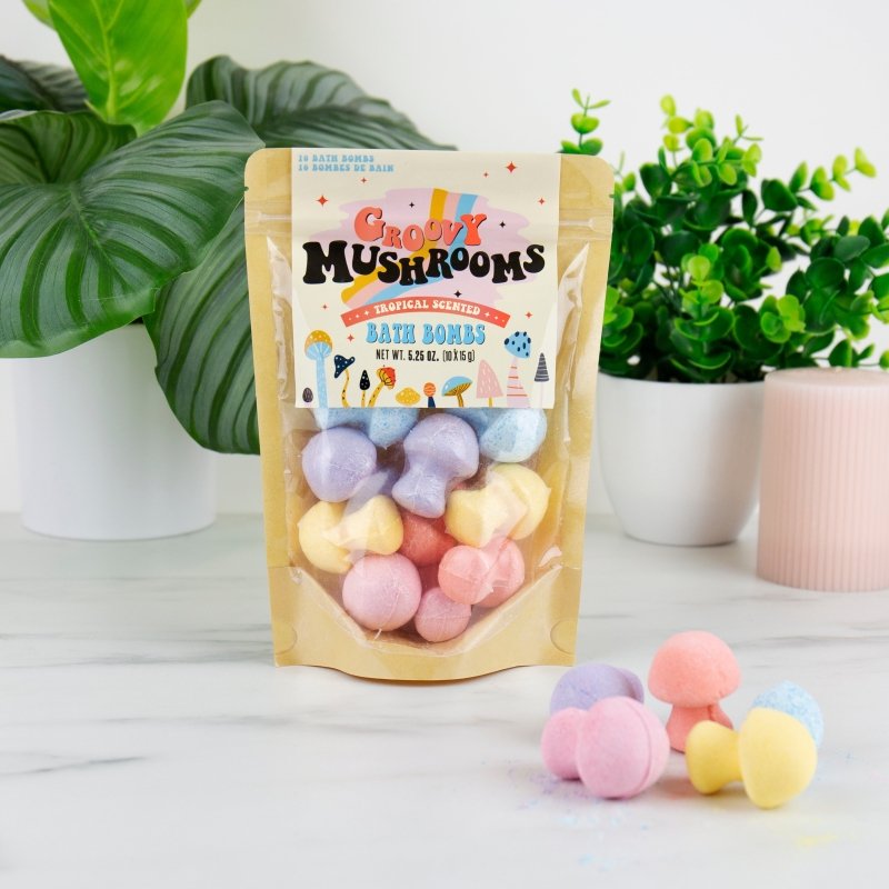 Sprudelnde Badebomben Groovy Mushrooms | Groovy Mushrooms Bath Bombs 🍄