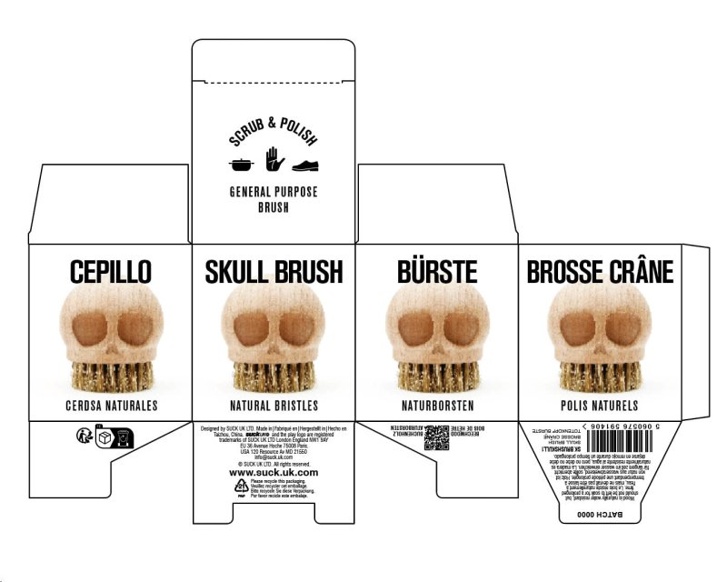 Totenkopf Gemüsebürste | Skull Brush 🍎