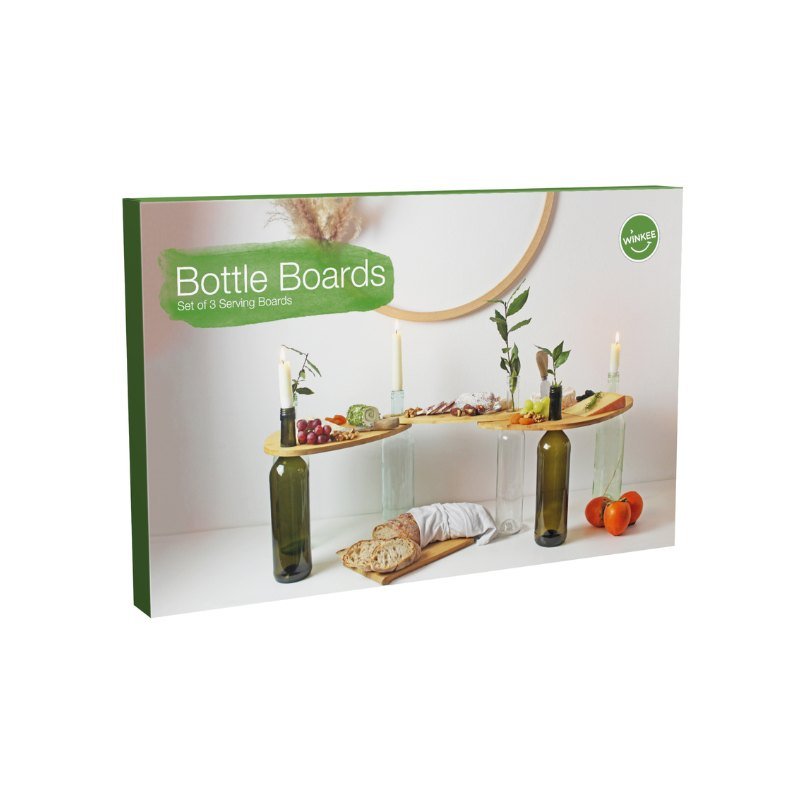 Winkee - Bottle Boards - Flaschen-Boards 3er-Set