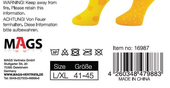 Winkee - Burger Socken 2 Paar 🍔
