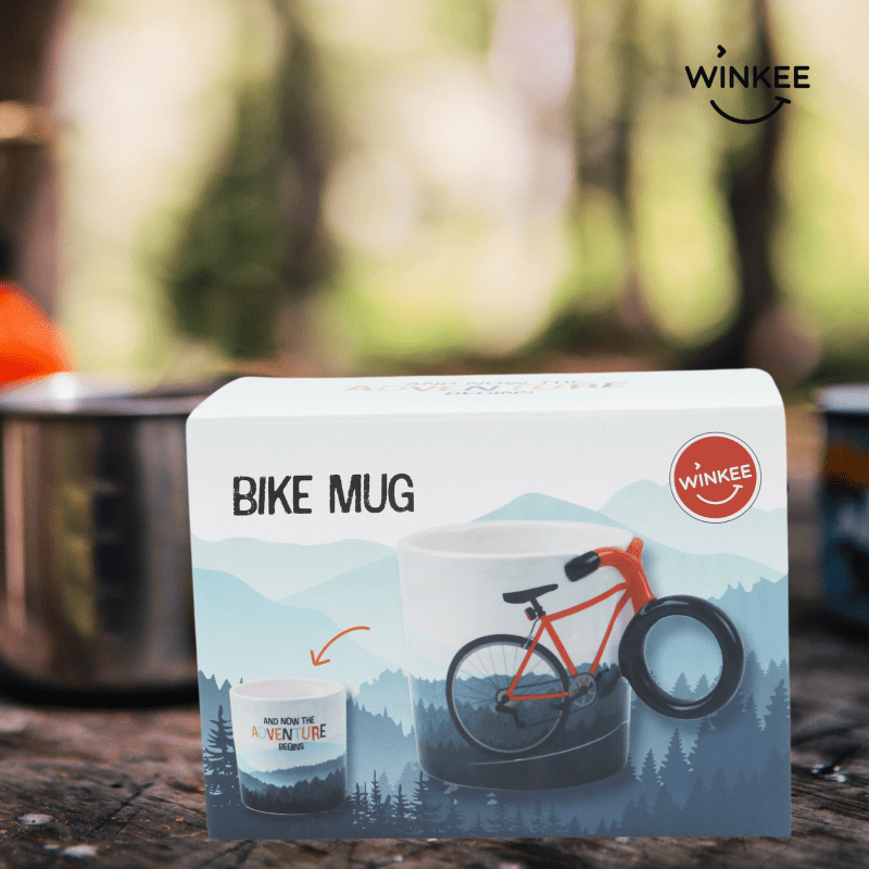 Winkee - Fahrrad Kaffeetasse | Die stylische Keramiktasse