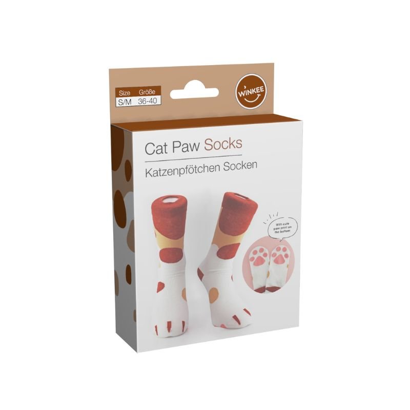 Winkee – Katzenpfoten Socken | Pfotenparadies für Katzenfans