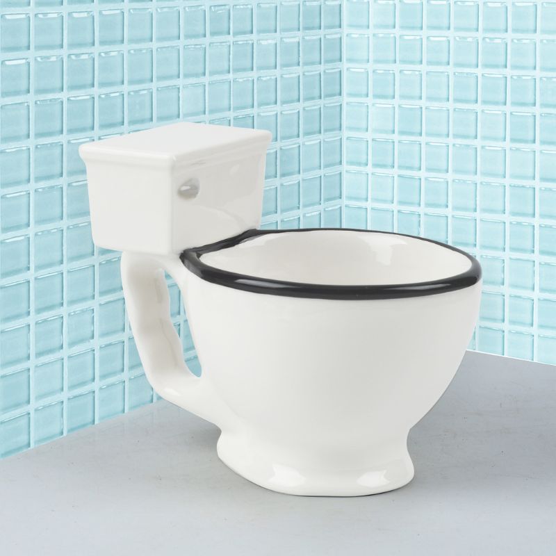 Winkee - Toiletten Becher - Toiletten Kaffeetasse - 350ml