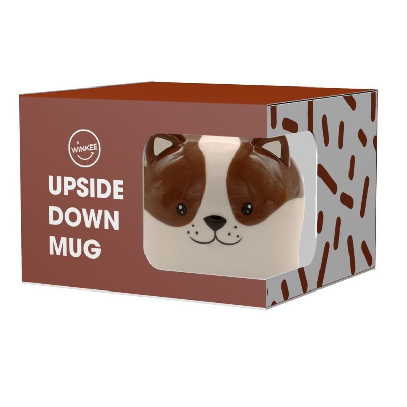 Winkee - Upside Down Kaffeebecher - Kaffeetasse - Hund