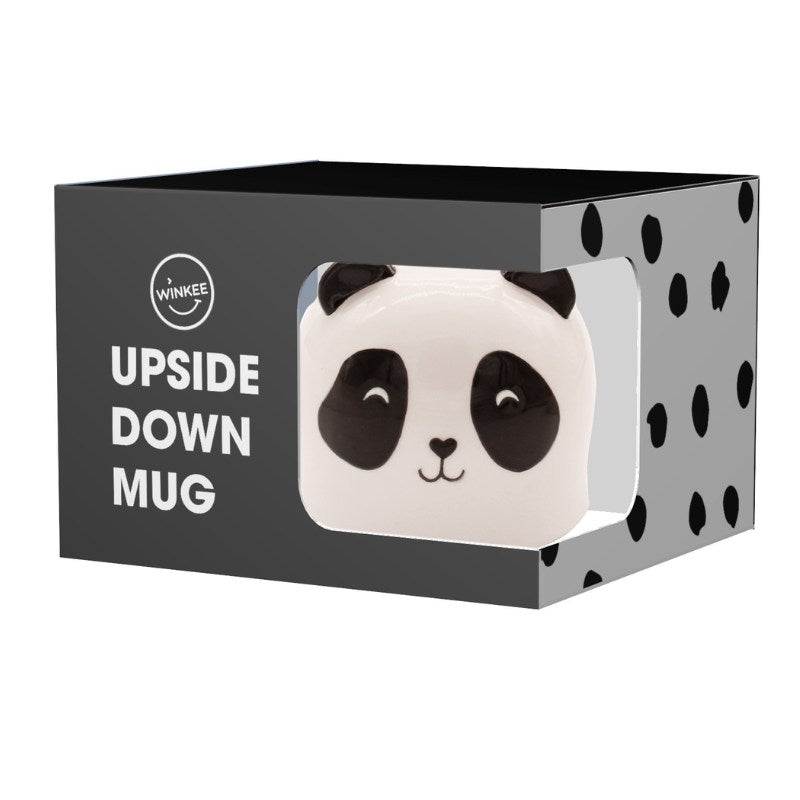 Winkee - Upside Down Kaffeebecher - Kaffeetasse - Panda