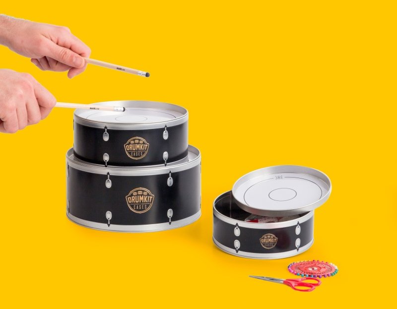 Aufbewahrungsdosen Drumkit 3er Set | Drumkit Storage Tins (Set of 3)🥁