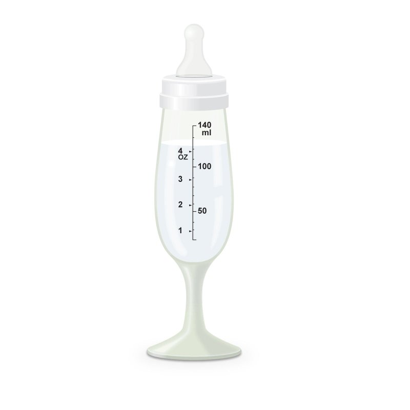 Cheers Babyflasche | Sektflöten-Stil Babyflasche | BPA-frei