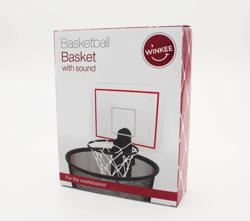 Basketball Korb für Mülleimer | Papierkorb Aufsatz mit Sound