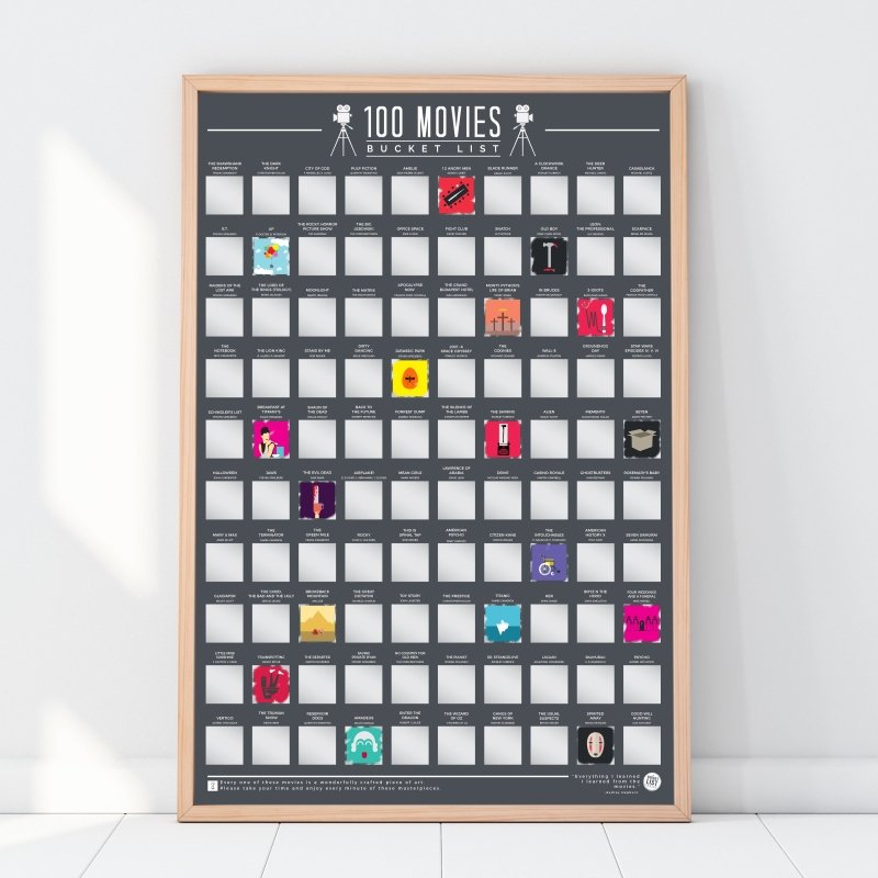 Bucket List Poster 100 movies