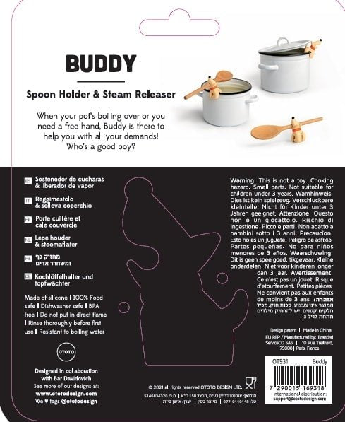 Buddy Topfwächter und Löffelhalter | Buddy Spoon Holder