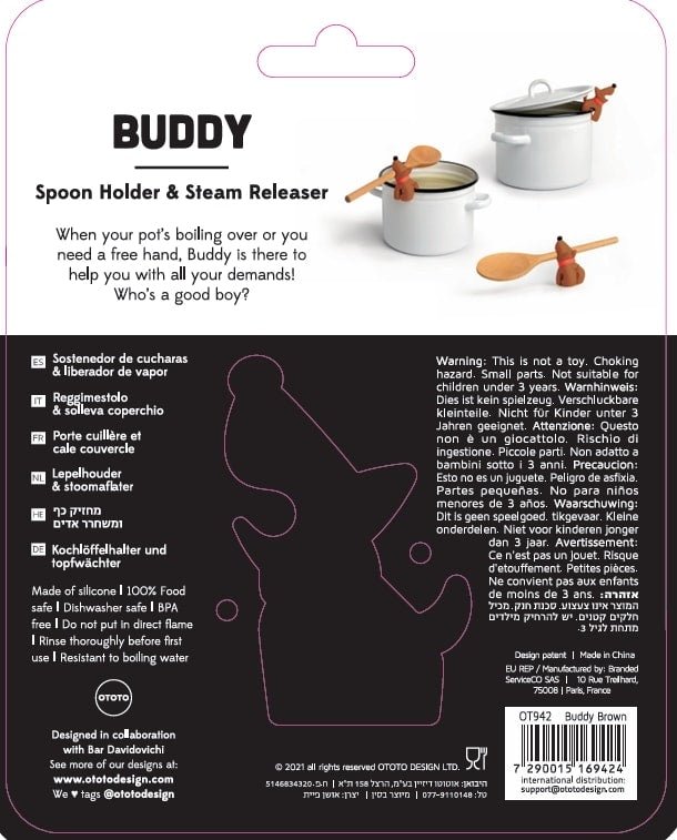 Buddy Topfwächter und Löffelhalter | Buddy Spoon Holder