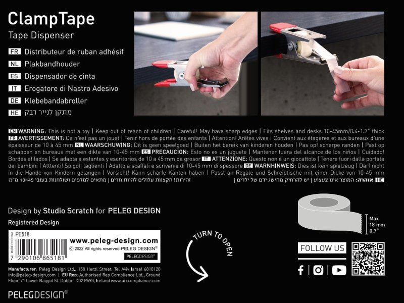 ClampTape Klebebandspender