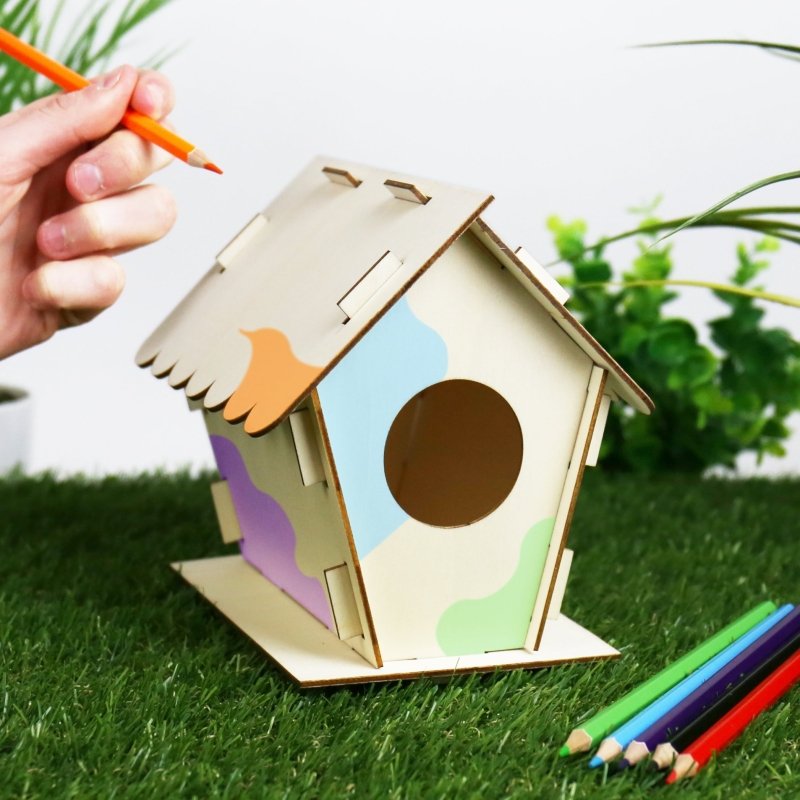 DIY Naturhäuser Vogelhaus
