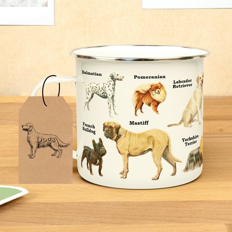 Emaille Becher Katzen