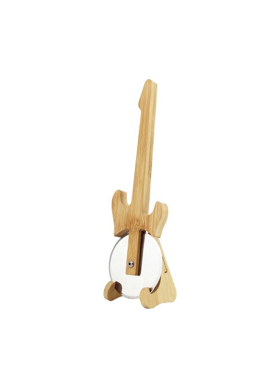 Gitarren Pizzaschneider mit Ständer
