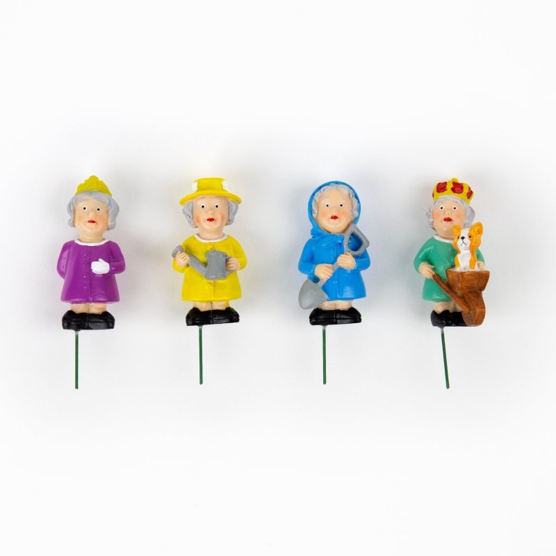 Königliche Gartenzwerge für den Blumentopf | Royal Plant Markers