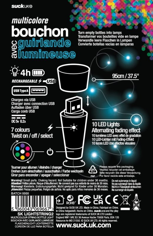 LED Flaschenlichter mit Akku und USB Anschluss | Bottle Light 🍾