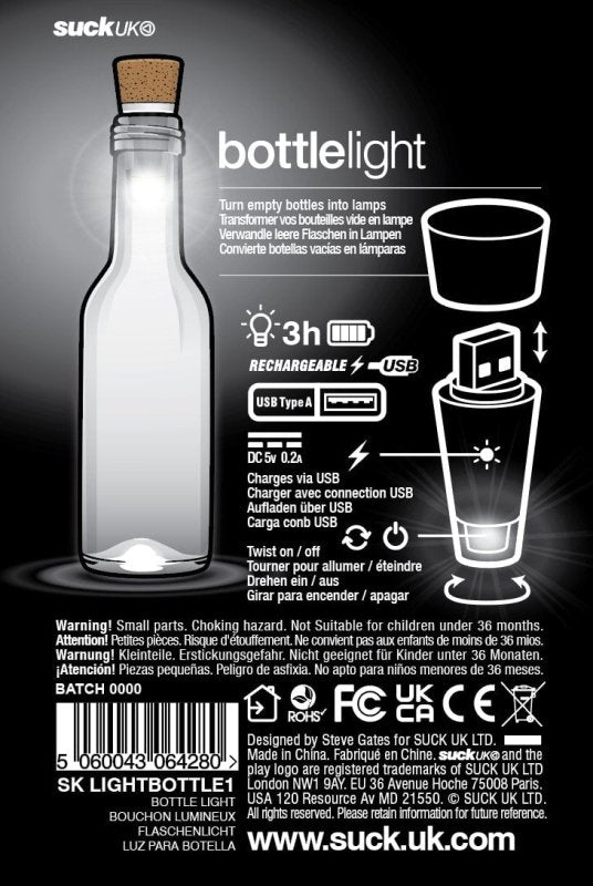 LED Flaschenlichter mit Akku und USB Anschluss | Bottle Light 🍾