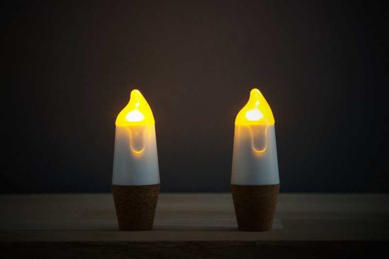 LED Flaschenlichter mit Akku und USB Anschluss | Bottle Light 🍾 Kerzenflamme