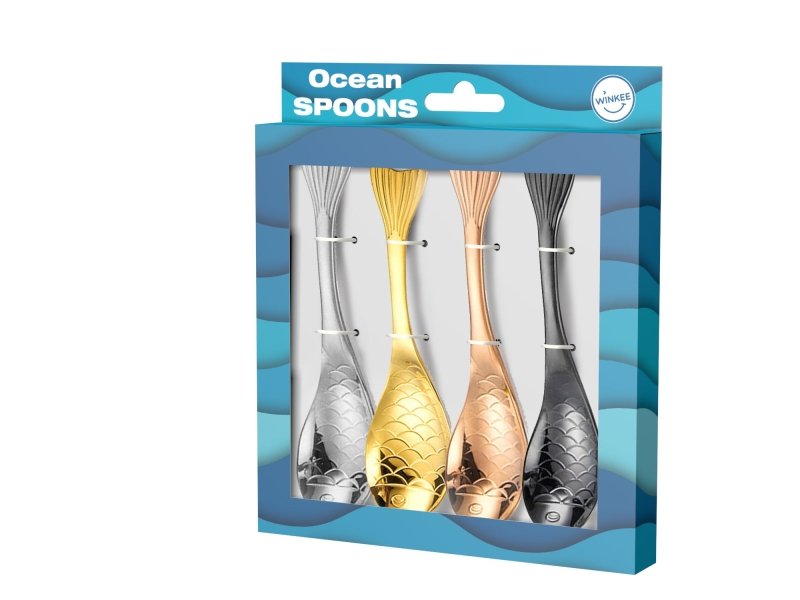Löffelset Ozean 4er Set 🐠