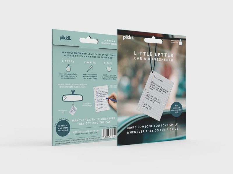 Lufterfrischer fürs Auto Brief | Car Air Freshener Letter