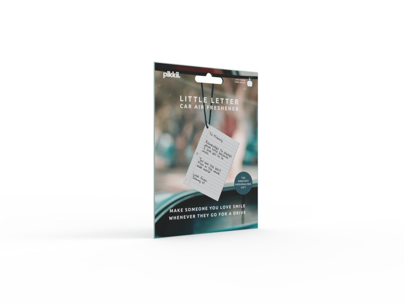 Lufterfrischer fürs Auto Brief | Car Air Freshener Letter